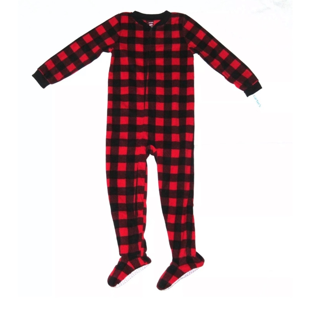 NWT Carters boys 4T footie pajamas